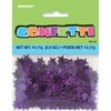 (4 pack) (4 pack) Foil Star Confetti, 0.5 oz, Purple