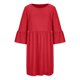 thumbnail image 4 of Vestidos Para Mujer Vestidos Casuales de Moda Color Sólido Manga Corta Cuello Redondo Vestido de Manga Fla Odeerbi ODB155742, 4 of 8