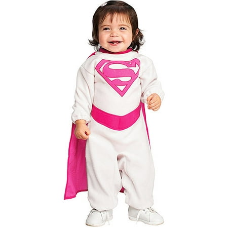 Pink Supergirl Infant Halloween Costume