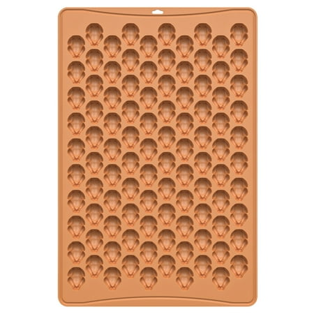 

Dream Lifestyle Cookie Mold Easy Release Biscuit Mold Silicone Biscuit Mold Christmas Tree Turkey Shape 100 Grid Design Non-stick Reusable Food-grade for Kitchen
