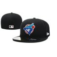 thumbnail image 1 of Gorra De Béisbol ML blue Jays Tamaño No Ajustable Cierre De Ala Plana, 1 of 4