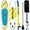 Yellow, variant on Goplus 10' Inflatable Stand Up Paddle Board 6'' Thick W/ Leash Backpack Aluminum Paddle