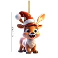 thumbnail image 3 of christmas tree New Christmas 2D Decoration Christmas Decorations Christmas Tree Pendant, 3 of 5