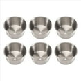 thumbnail image 1 of 6 Tazas de Salsa para Mojar Acero Inoxidable 2 Onzas, Mini Tazones Salsa, Condimentos Metal Reutilizables, Recipientes Moldes (Plateados), 1 of 10