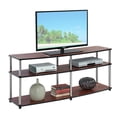 thumbnail image 5 of Convenience Concepts Designs2Go 60" 3 Tier TV Stand in Cherry, 5 of 5