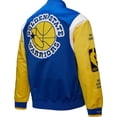 thumbnail image 3 of Unisex Mitchell & Ness Royal Golden State Warriors Vintage Team Origins Satin Full-Snap Jacket, 3 of 7