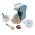 thumbnail image 1 of Pretend Coffee Maker, Strong Wood Play With Imagination Mild Colors Coffee Maker Toy  For Game, 1 of 8