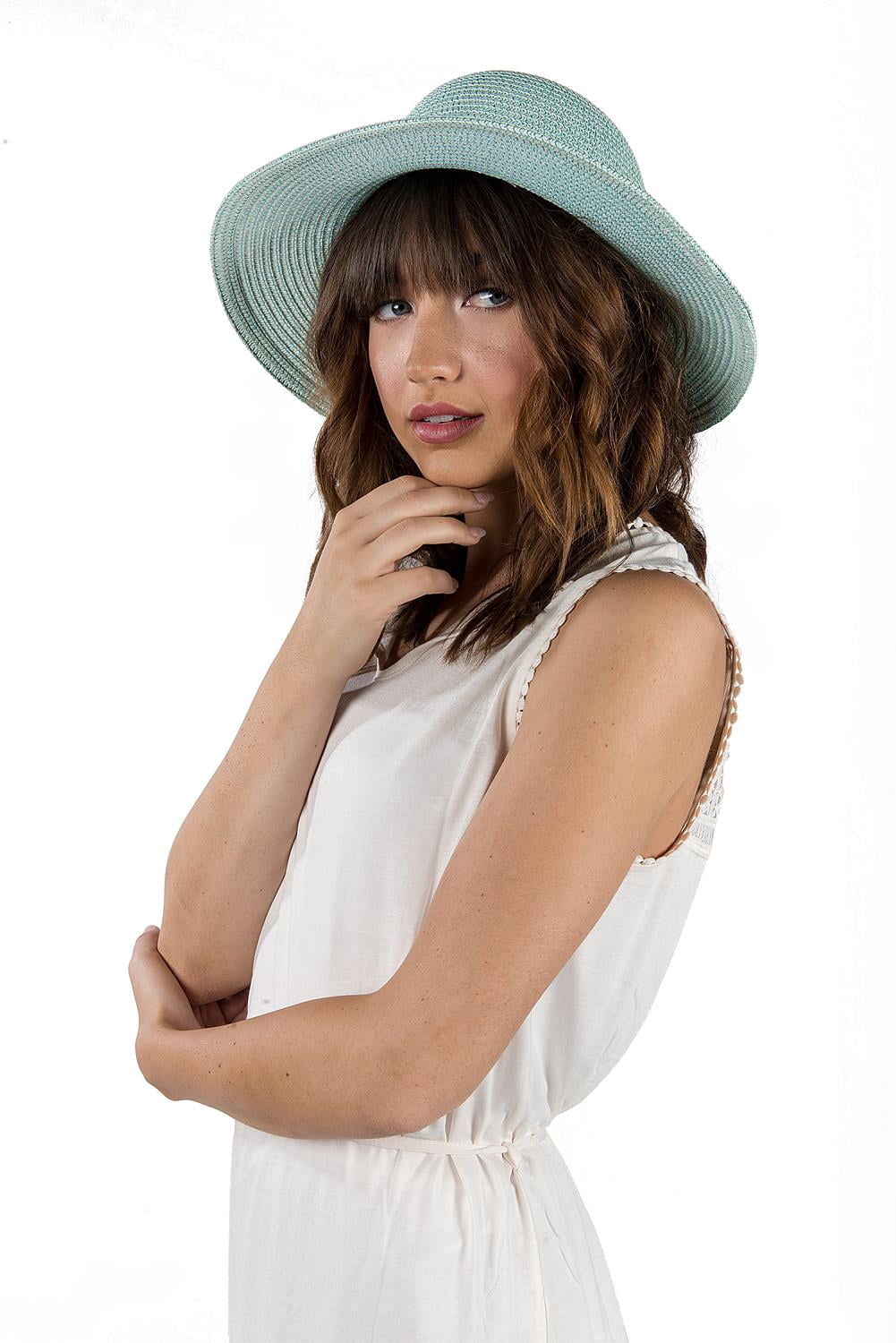 Women Floppy Sun Beach Straw Hats Wide Brim