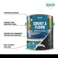 thumbnail image 3 of DYCO Court and Floor Anti-Slip 100% Acrylic Paint, Tintable White, 1 Gallon, 3 of 9