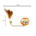 thumbnail image 3 of Juguete para Gato Prichos Cara y Cola 30x3x6 cm, 3 of 4