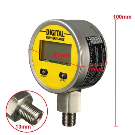 huile pression manometre 250bar 3600psi bsp1 gauge drukmeter