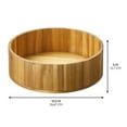 thumbnail image 2 of iDesign Acacia Turntable 10.5 x 3, Set of 2, 2 of 5