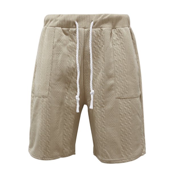 Pantalones cortos ligeros con cintura elástica para hombre: informales, verano, deportes al aire libre, secado rápido