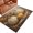 Brown, variant on Thanksgiving Pumpkin Washable Round Area Rug 3 ft, Fall Country Farmhouse Vintage Maple Leaf Soft Non‑Slip Rugs Stain Repellent Indoor Mats for Entryway, Bathroom, Bedside, Hallway Nook