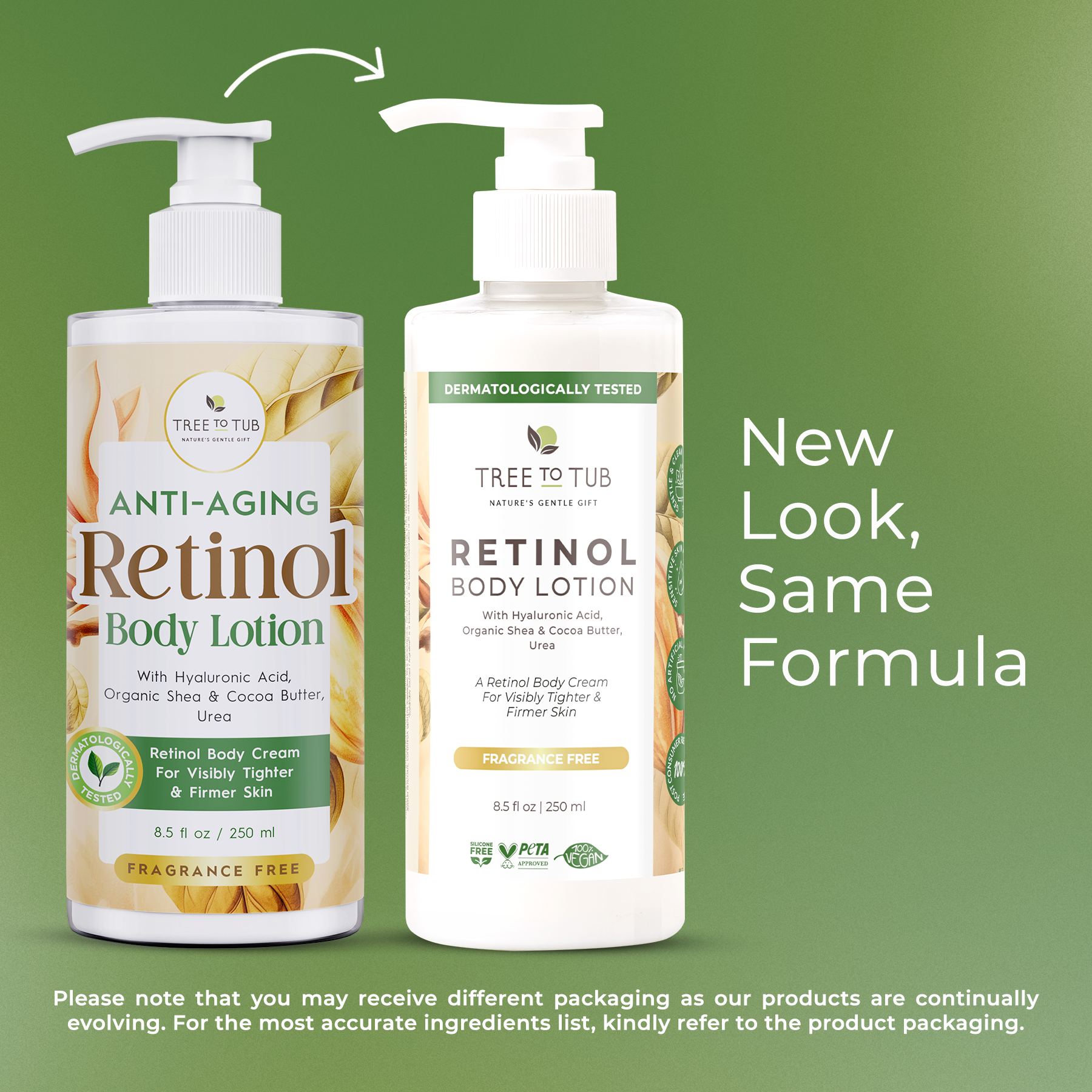 Tree To Tub Retinol Body Lotion, 8.5 oz photo 4