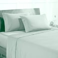 thumbnail image 2 of Modern Threads 4-Piece 400 Thread Count Celery Egyptian Cotton Adult Bed Sheet Set, California King, 2 of 4
