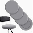 thumbnail image 1 of Round Bar Stool Covers Washable Stool Cushion Slipcover Elastic Bar Chair Covers for 14-17 Inch Chair (Gray, 4), 1 of 7