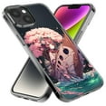 thumbnail image 2 of MUNDAZE Apple iPhone XS Max Shockproof Clear Hybrid Protective Phone Case Kawaii Manga Pink Cherry Blossom Japanese Girl Boat Cover, 2 of 5