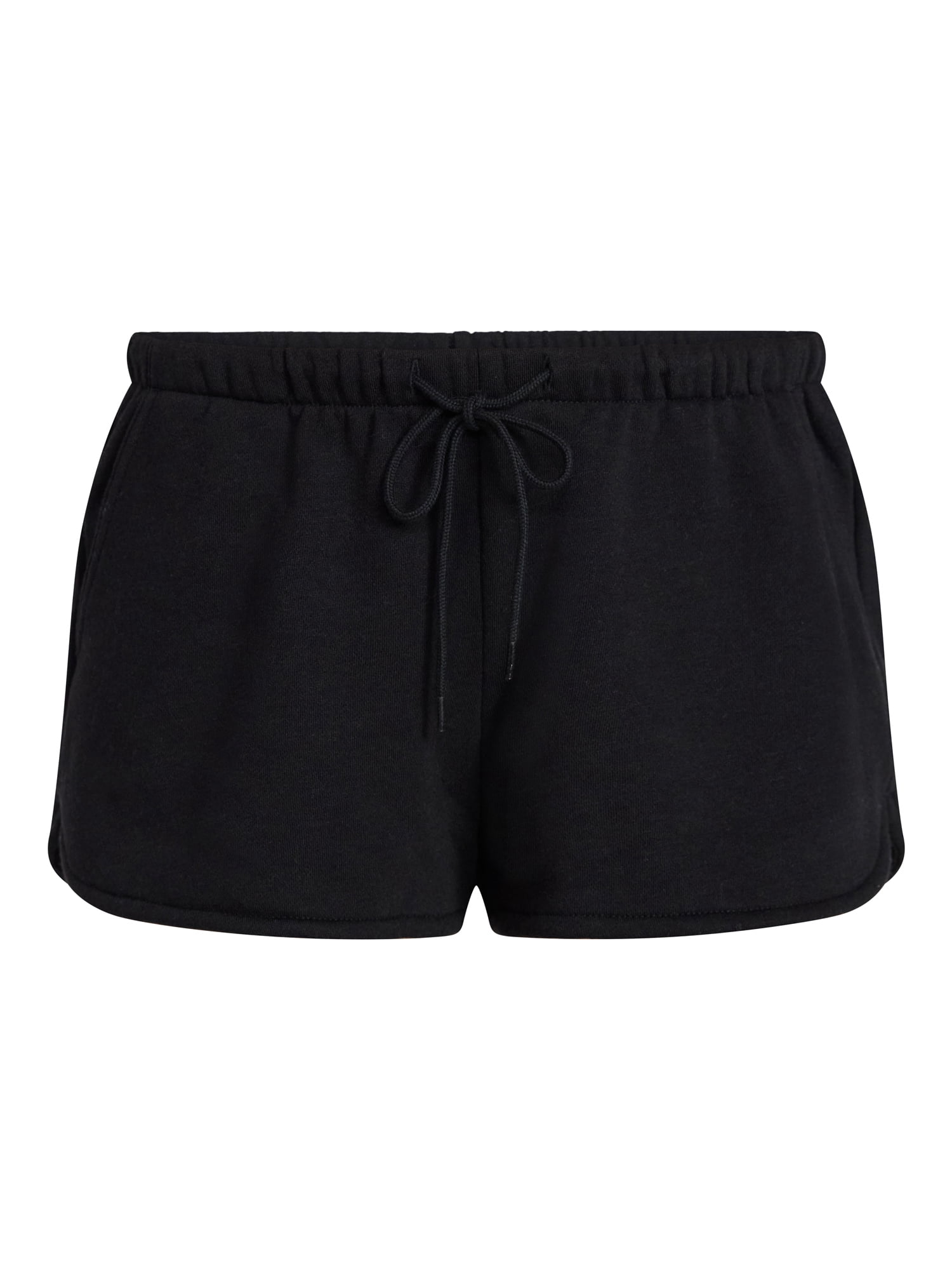 No Boundaries Fleece Dolphin Shorts, 2 in Inseam, Women’s XXS-XXL