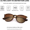 thumbnail image 2 of lunettes De Soleil Polarises Pour Homme Femme Classique Lunettes De Conduite Anti-uv Lunettes De Soleil Design Rtro Des Annes 80, 2 of 5
