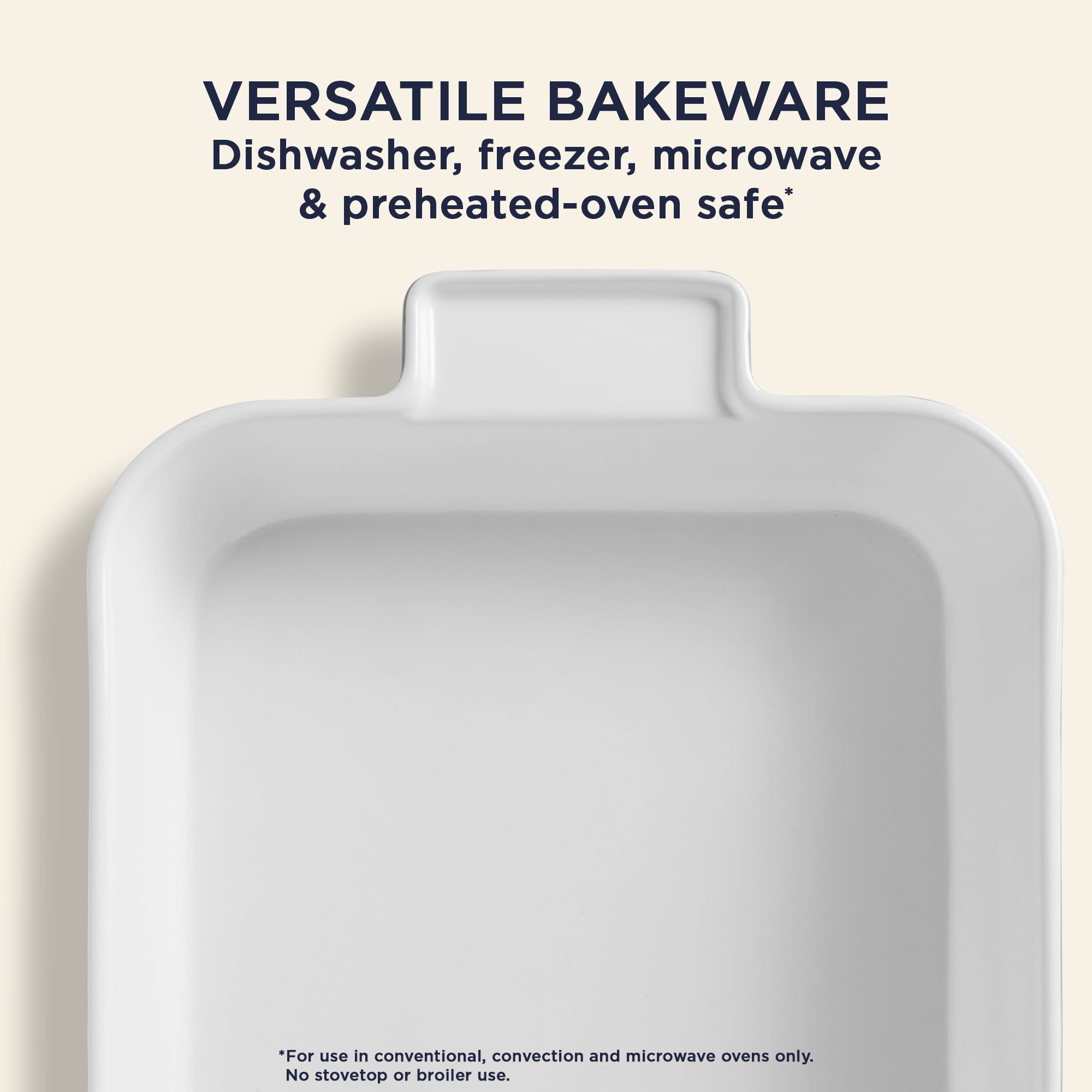 CorningWare 9" x 13" 4qt Modern Stoneware Casserole Baking Dish
