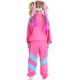 thumbnail image 4 of Odeerbi 2-14 Años Niños Niñas Sudaderas de Colores Hip Hop Conjuntos de Baile Deporte Sudadera de Manga Larga Con Cuello Redondo Y Cremallera Conjunto, 4 of 5