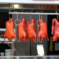 HONMEET 4-Piece Stainless Steel Meat Hooks for Kitchen Hanging, Processing, and Food Preparation