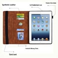 thumbnail image 5 of Fire 7 inch 12th Gen 2022 Case with Pencil Holder, Allyetch Embossed Mandala PU Leather Flip Folio Anti-Slip Stand Card Slots Wallet Cover for Kindle Fire 7 2022(12th Gen), Brown, 5 of 5