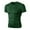 Green, variant on Men Short Sleeve Baselayer Cool Dry Compression T-Shirt for Athletic Workout and Running