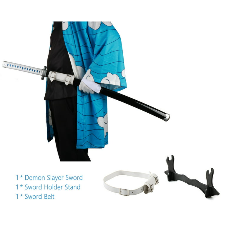  Adust Carbon Steel Zoro Sword, Anime Sword, 41 inch Overall,  Japanese Katana Samurai Sword : Sports & Outdoors