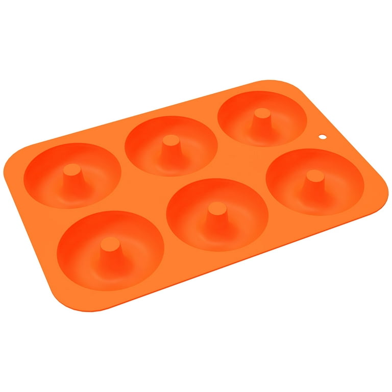 Gezan 3-Pack Silicone Donut Mold of 100% Nonstick Silicone. BPA Free Mold  Sheet Tray. Makes Perfect 3 Inch Donuts. Tray Measures 10x7 Inches. Easy
