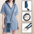 thumbnail image 5 of for Samsung Galaxy S22 Plus Wallet Case, Crossbody Phone Purse with Card Holder for Women, Zipper PU Leather Carrying Cover Gift with Shoulder Strap Kickstand Anti-drop for S22 Plus - Blue, 5 of 10