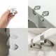 thumbnail image 4 of 10 clips de tela fuertes engrosados ​​de acero inoxidable plateado, soporte de abrazadera para mantel, soportes de clips para mantel para exteriores e interiores (hoja), 4 of 5