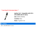 thumbnail image 2 of Ignition Coil - Compatible with 2014 - 2016 BMW 328i GT xDrive 2015, 2 of 2