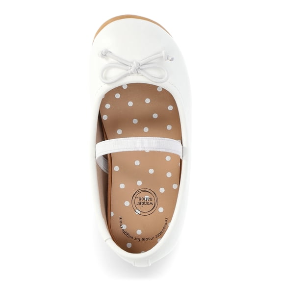 12  Pairs Of Wonder Nation Girls Bow Ballet Flats 2