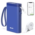 thumbnail image 1 of Máquina etiquetadora Nelko con cinta, impresora de etiquetas Bluetooth P21, mini etiquetadora inalámbrica con múltiples plantillas para organizar la oficina y el hogar, azul, 1 of 5