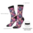 thumbnail image 4 of Lsque Octopus in love Printed Men's Crew Socks, Soft Durable Breathable Moisture-Wicking with Odor Control Cotton socks, 4 of 6