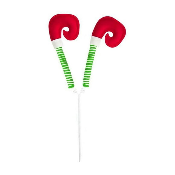 Adornos navideños, adornos navideños, regalos navideños, adornos navideños, botas con gancho curvo, ramitas de resorte, ramitas de resorte