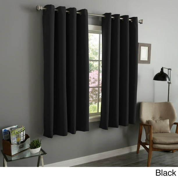 Aurora Home 54 Inch Thermal Insulated Blackout Grommet Top ...