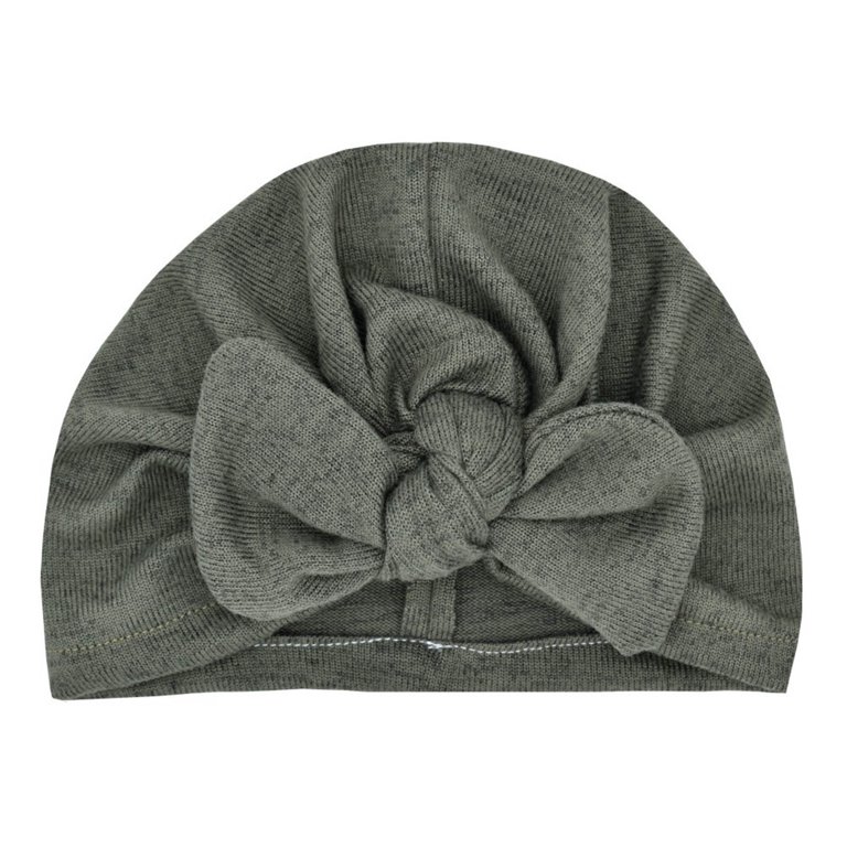 Visland Baby Turban Hat, Fashion Casual Solid Color Bow Decor