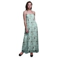 thumbnail image 1 of Bimba Robe Soleil de Plage pour Femmes à Corsage Smocké, Imprimé d'Oiseaux Blossom & Goldfinch - Xxx-Grand, 1 of 7