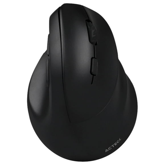 Mouse Ergonomico Acteck VIRTUOS FITT MI520 2400dpi 6 Botones Inalambrico Negro