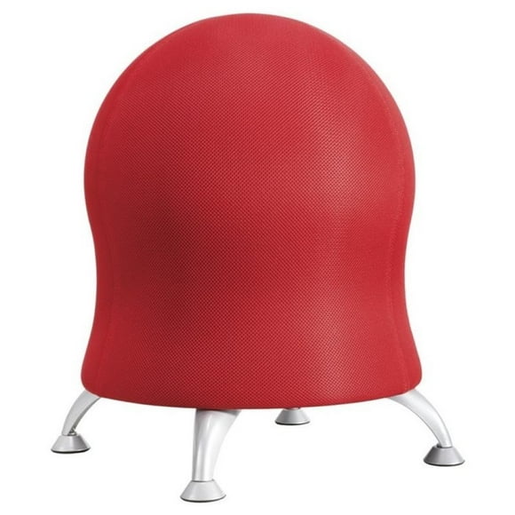 Pemberly Row Modern / Contemporary Ball Office Chair in Crimson