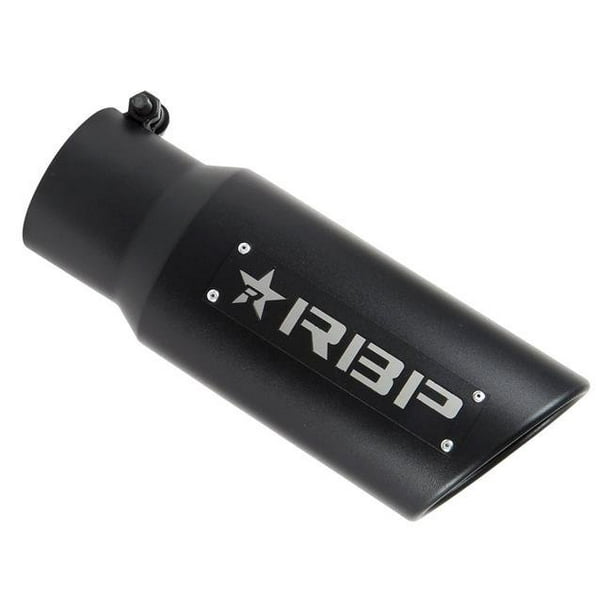 RBP RX-1 High Heat Textured Dual Badged Exhaust Tip Inlet 5in. / Outlet