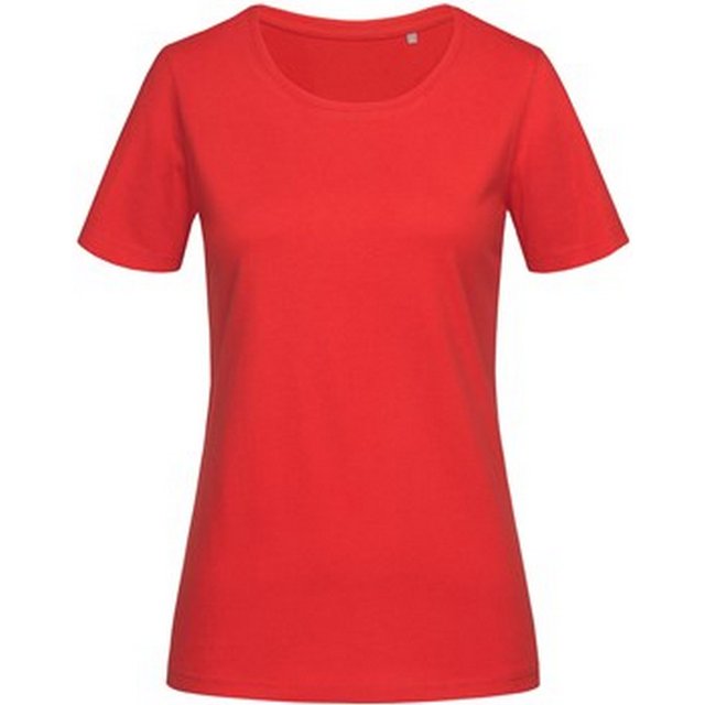 Stedman - Camiseta Lux para Mujer (Rojo Escarlata)