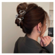 thumbnail image 5 of Accesorios para el cabello de estilo coreano Celebridad de Internet Clip de borla de metal Parte posterior grande de la cabeza Horquilla de perlas Clip de tiburón de hadas Tocados de flores, 5 of 6
