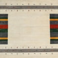 thumbnail image 1 of Ahgly Company Machine Washable Indoor Square Contemporary Deep Peach Orange Area Rugs, 3' Square, 1 of 7