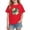 Red, variant on HAiming Cotton St Patricks Day T-Shirts for Kids Shamrock Graphic Round Neck Casual Short Sleeve Tops