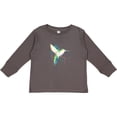 thumbnail image 3 of Inktastic Hummingbird Paint Splatter Boys or Girls Long Sleeve Toddler T-Shirt, 3 of 5