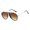 Gray-framed gradient brown lenses, variant on Sun Filtering Pilot Sunglasses with Wide Coverage For Enhancing Sight And Safety During Outdoor Sport And Daily Use